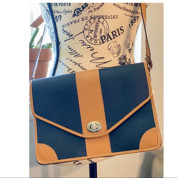 Fendi Handbags - Vintage Fendi Envelope Purse circa 1970s